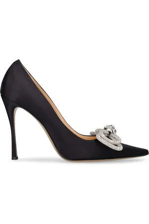 Mach & Mach 110mm Double Bow Satin Pumps