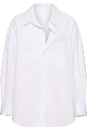 Alexander Wang Oversize Shirt W/ Graphic Embroidery