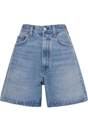 AGOLDE Stella High Rise Baggy Denim Shorts