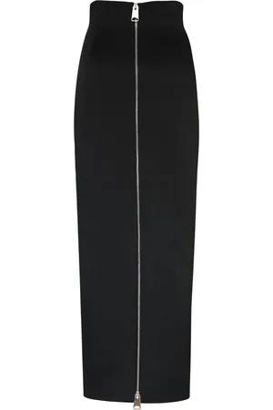 Khaite Ruddy Zipped Long Skirt