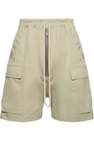 Rick Owens Cargobelas Cotton Shorts