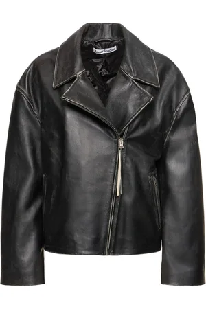 Acne Studios Lilket Leather Biker Jacket