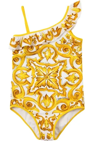 Dolce & Gabbana Maiolica Printed One-piece Swimsuit