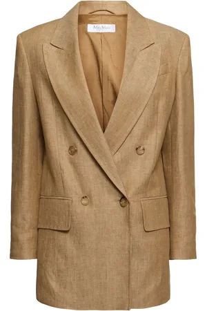 Max Mara Gerla Double Breast Linen Blazer