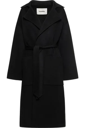 Nanushka Alamo Wool & Silk Long Coat