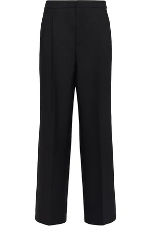 Ami Oversized Wool Gabardine Pants