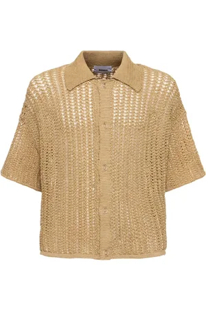 BONSAI Raffia Knit S/s Shirt