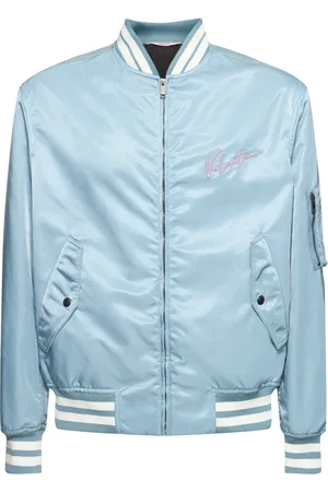 VALENTINO Embroidered Logo Varsity Bomber Jacket
