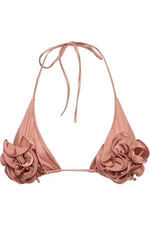 MAGDA BUTRYM Lycra 3d Flower Bikini Top