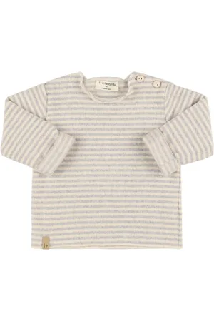 1+ IN THE FAMILY Printed Cotton Blend T-shirt