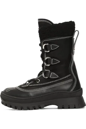 Dsquared2 Leather & Tech Snow Boots