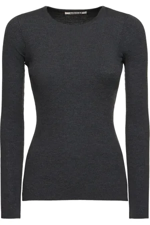 Auralee Super Fine Wool Rib Knit Sweater