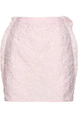 Cecilie Bahnsen Vailis Mini Skirt W/ Self-tie Bow