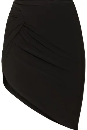 Jacquemus La Mini Jupe Drapeado Jersey Skirt