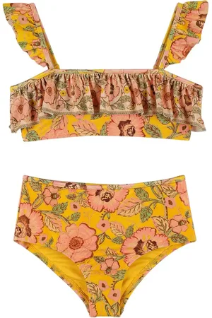 ZIMMERMANN Lycra Bikini W/ Ruffles