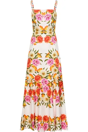 Borgo De Nor Jalisa Floral Print Cotton Maxi Dress