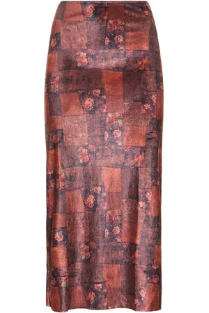 WeWoreWhat Printed Stretch Jersey Maxi Skirt