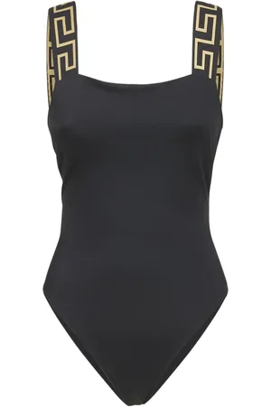 VERSACE Greek Strap One Piece Swimsuit