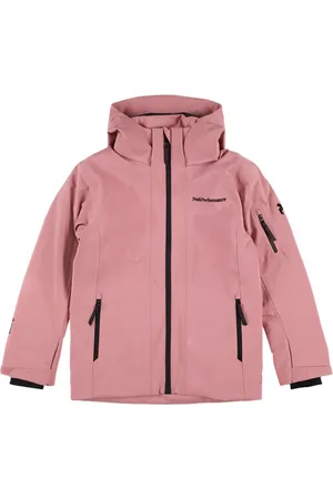 Peak Performance Maroon Nylon Puffer Ski Jacket
