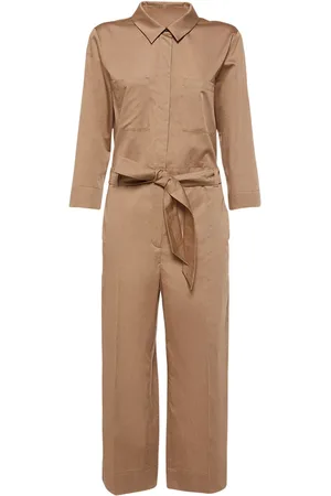 Max Mara Nepal Cotton Satin Casual Jumpsuit
