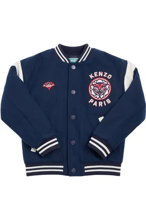 Kenzo Embroidered Poly Bomber Jacket
