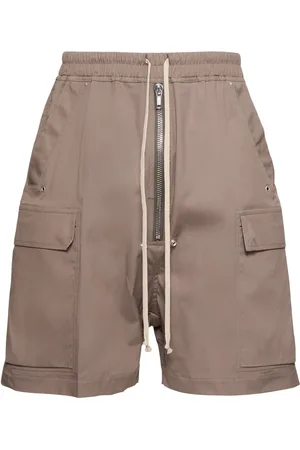 Rick Owens Cargobelas Cotton Shorts
