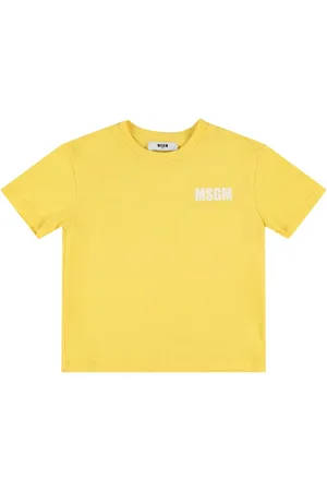 Msgm Printed Cotton Jersey T-shirt