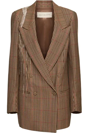 DRIES VAN NOTEN Blink Embroidered Wool Blazer