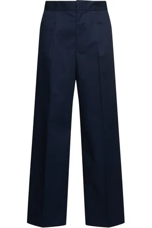 Msgm Cotton Blend Pants
