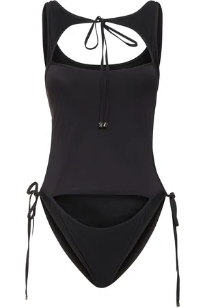 The Attico Jersey Cutout One Piece Swimsuit