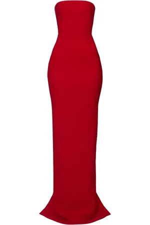 Monot Zoey Strapless Crepe Long Dress