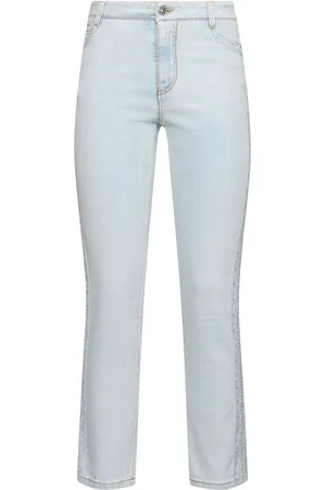 ERMANNO SCERVINO Mid Rise Slim Jeans