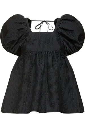 Cecilie Bahnsen Alma Matelassé Puff Sleeve Blouse