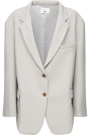 The Frankie Shop Bea Oversized Tech Twill Blazer