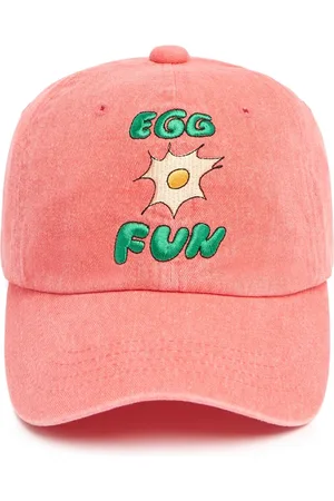 Jelly Mallow Egg Print Cotton Baseball Hat