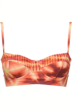 ULLA JOHNSON Zahara Lycra Bikini Top