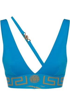 VERSACE Greca Logo Bikini Top W/strap