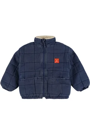 Bobo Choses Quilted Cotton & Faux Fur Jacket