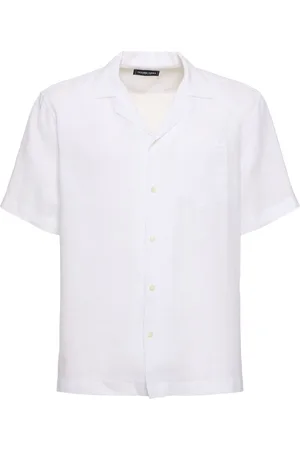 Frescobol Carioca Angelo Linen Bowling Shirt