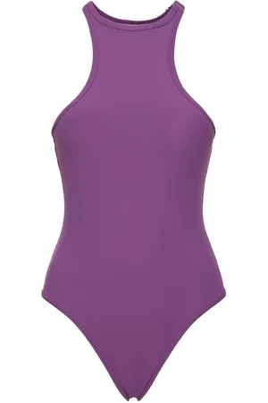 The Attico Ribbed Lycra One Piece Swimsuit