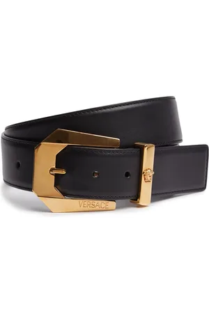 VERSACE 30mm Leather Belt