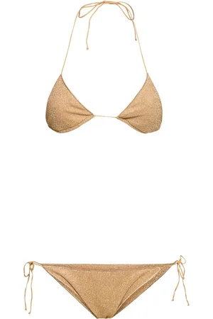 Oseree Lumiere Lurex Triangle Bikini