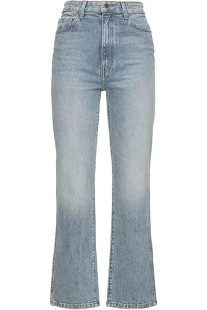 Khaite Abigail Straight Cotton Denim Jeans