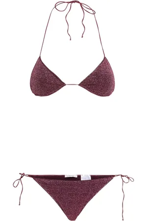 Oseree Lumiere Lurex Triangle Bikini