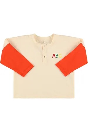 Mini Rodini Abc Printed Organic Cotton L/s Shirt