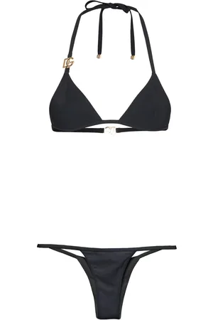 Dolce & Gabbana Triangle Jersey Bikini Set