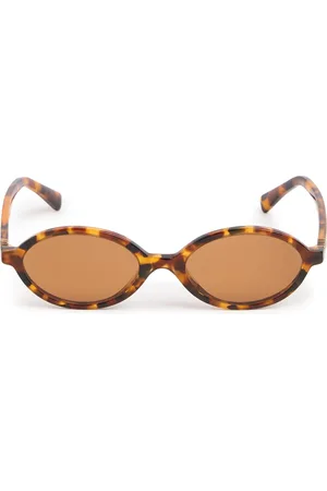 Miu Miu Round Acetate Sunglasses