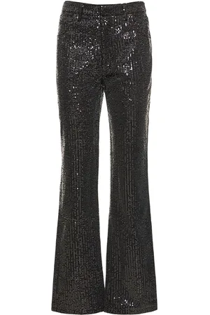 ROTATE Sequined Twill Pants