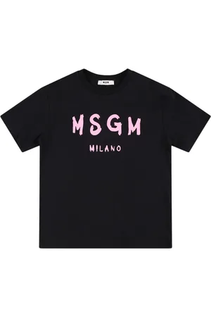 Msgm Printed Cotton Jersey T-shirt