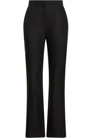 Loulou Studio Kallisto High Rise Wool Straight Pants